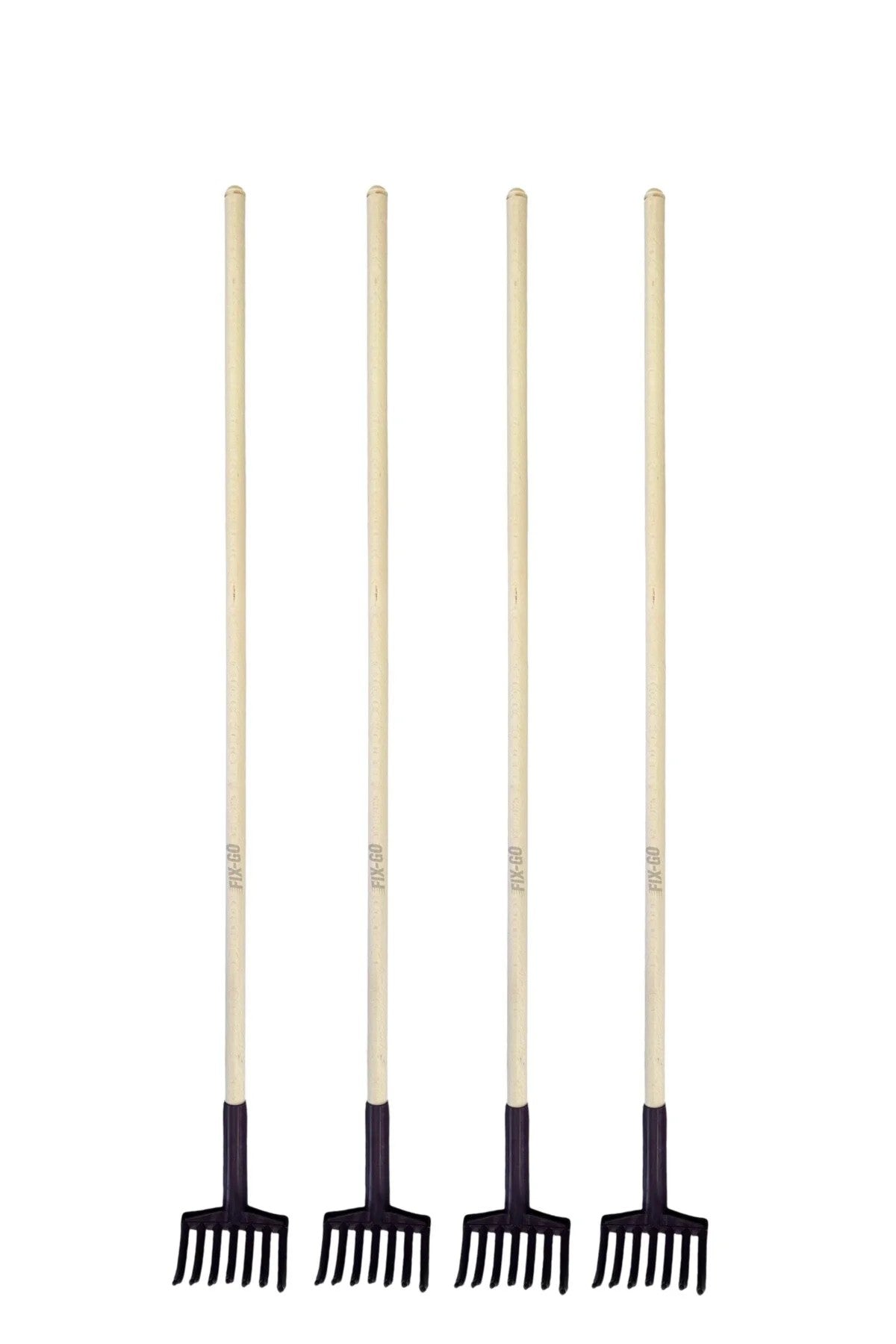 Zeytin Toplama Tırmığı 7 Dişli Ahşap Saplı 120 cm 4 Adet