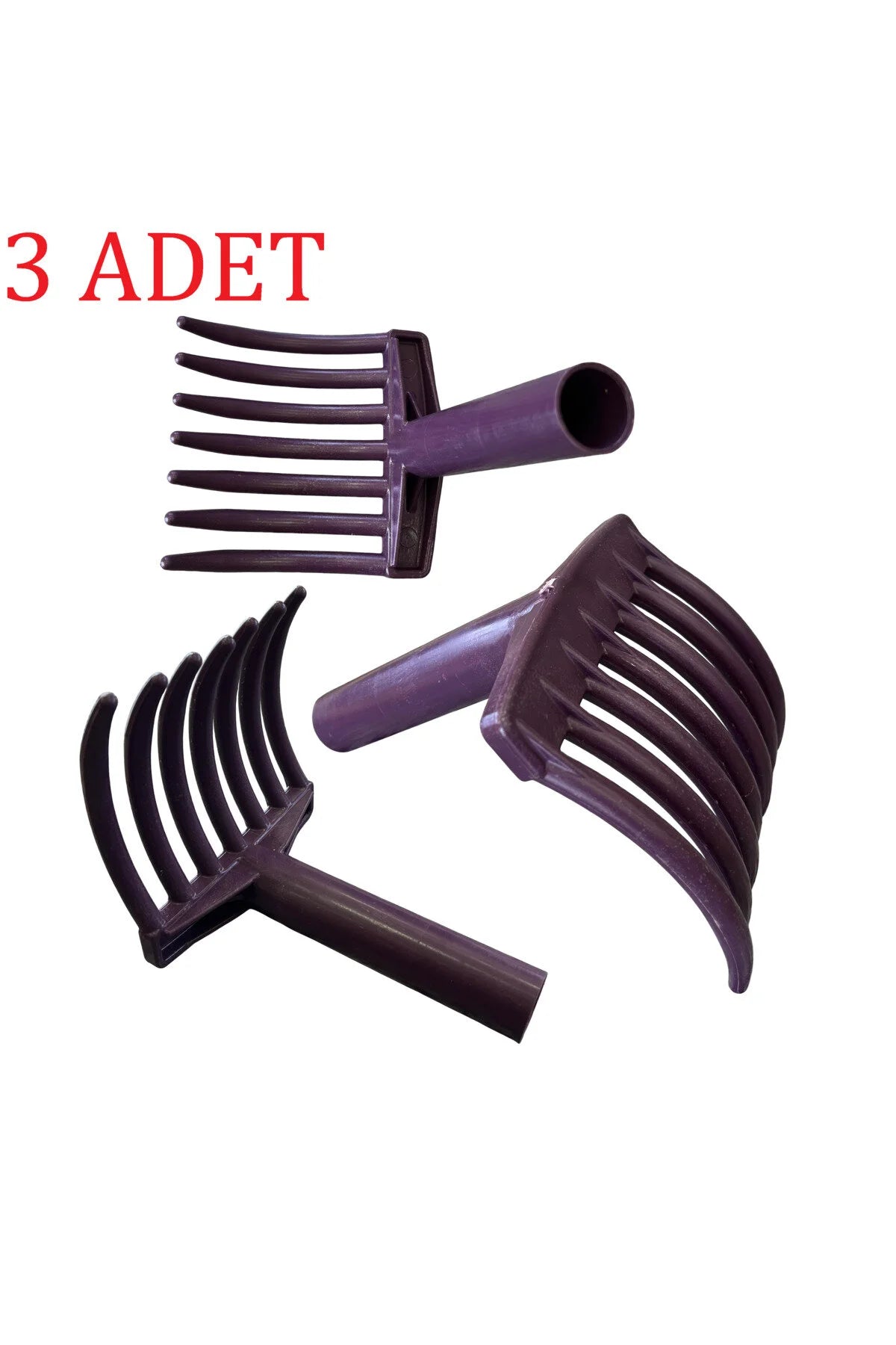 Zeytin Toplama Tırmığı 7 Diş 3 Adet