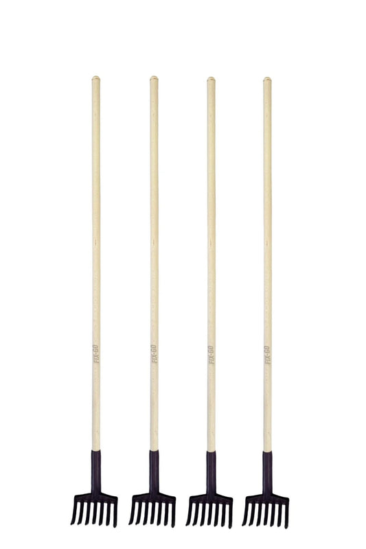 Zeytin Toplama Tırmığı 7 Dişli Ahşap Saplı 120 cm 4 Adet