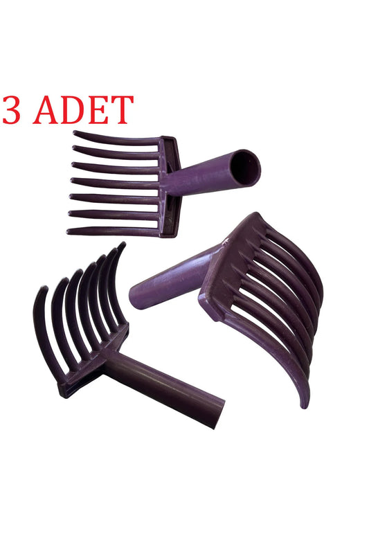 Zeytin Toplama Tırmığı 7 Diş 3 Adet